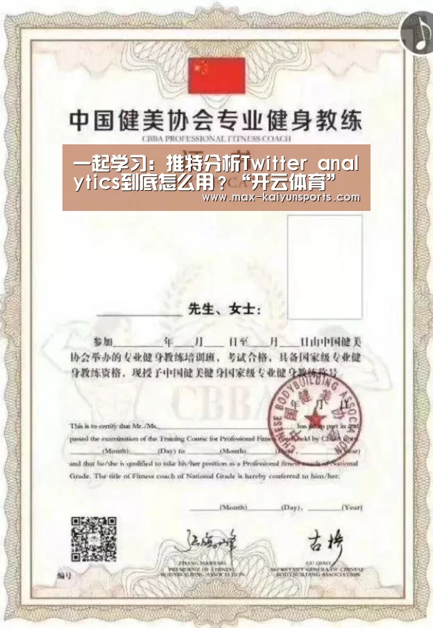 一起学习:推特分析Twitter analytics到底怎么用?“开云体育”(图1) 开云入口